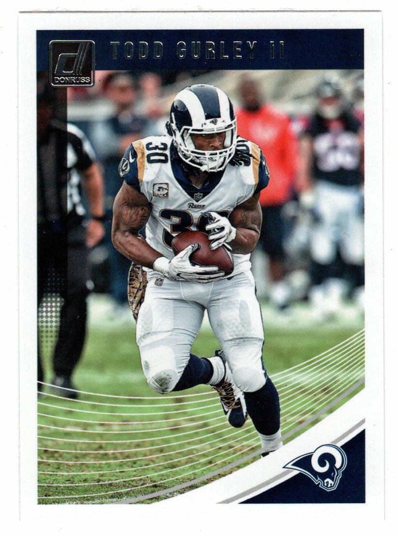 Todd Gurley II - Los Angeles Rams (NFL Football Card) 2018 Donruss # 148 Mint