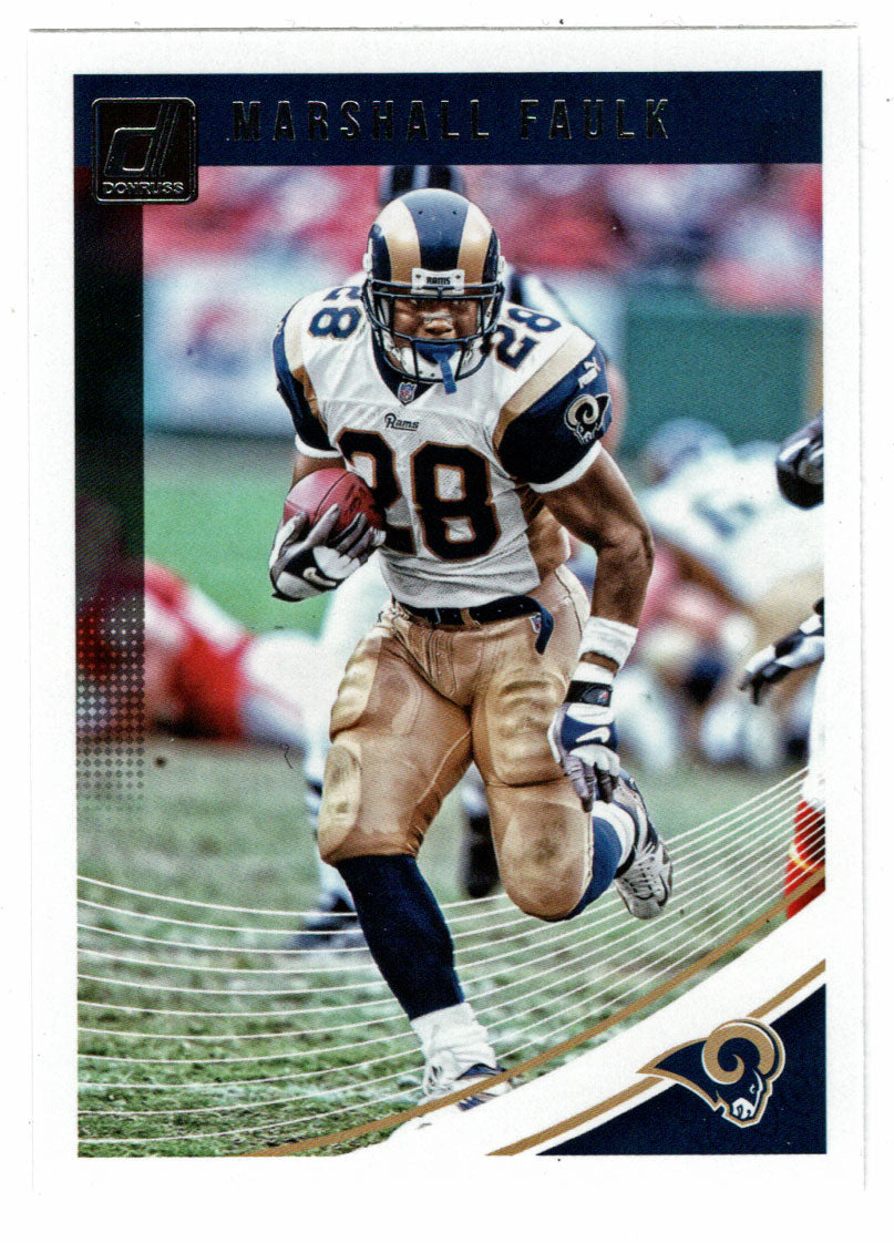 Marshall Faulk - Los Angeles Rams (NFL Football Card) 2018 Donruss # 155 Mint