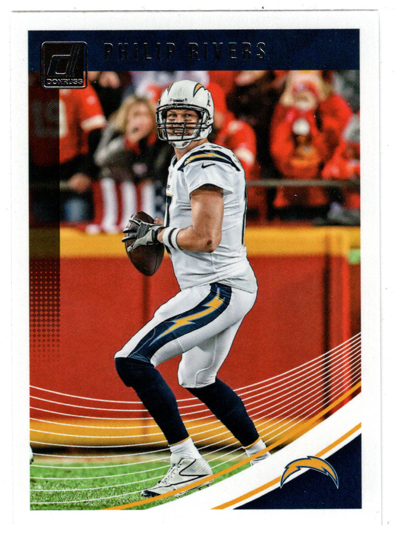 Philip Rivers - Los Angeles Chargers (NFL Football Card) 2018 Donruss # 159 Mint