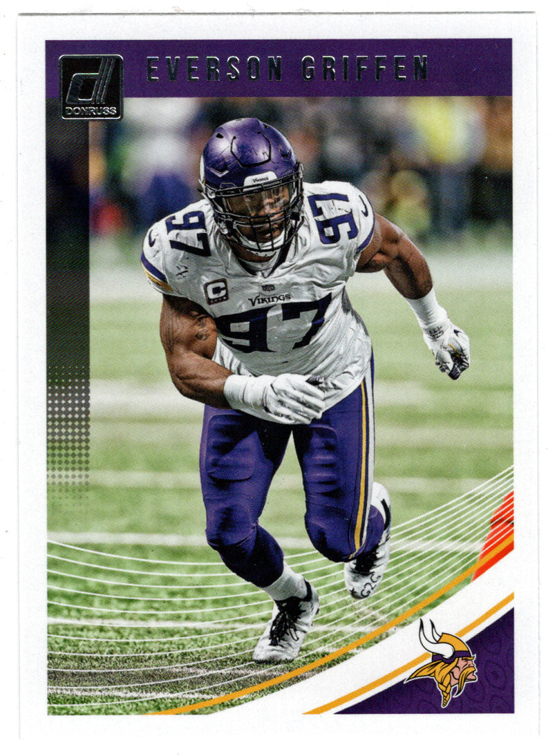 Everson Griffen - Minnesota Vikings (NFL Football Card) 2018 Donruss # 180 Mint