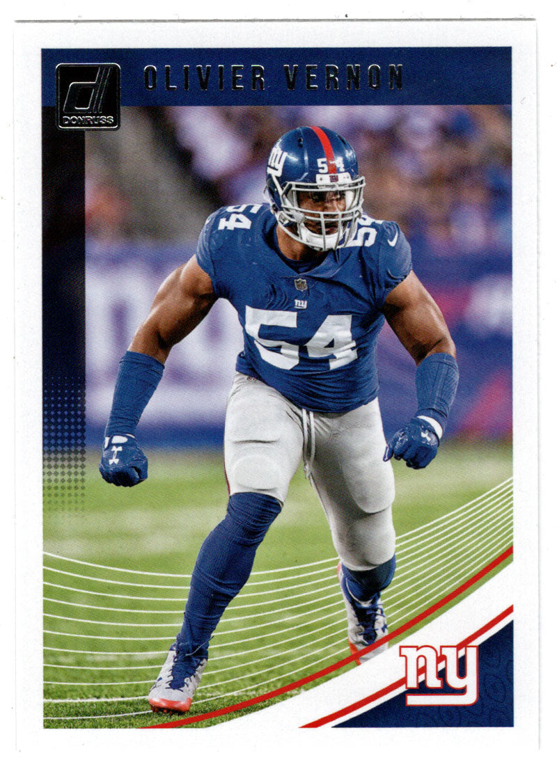 Olivier Vernon - New York Giants (NFL Football Card) 2018 Donruss # 206 Mint