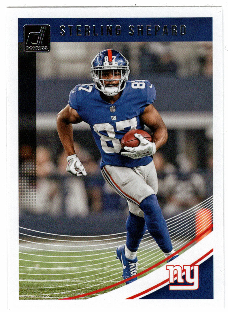 Sterling Shepard - New York Giants (NFL Football Card) 2018 Donruss # 208 Mint