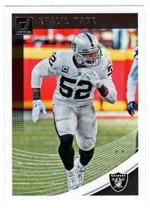 Khalil Mack - Oakland Raiders (NFL Football Card) 2018 Donruss # 221 Mint