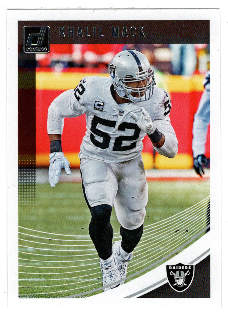 Khalil Mack - Oakland Raiders (NFL Football Card) 2018 Donruss # 221 Mint