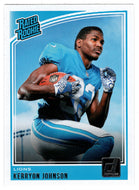 Kerryon Johnson RC - Detroit Lions - Rated Rookie (NFL Football Card) 2018 Donruss # 320 Mint