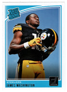 James Washington RC - Pittsburgh Steelers - Rated Rookie (NFL Football Card) 2018 Donruss # 322 Mint