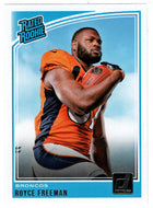 Royce Freeman RC - Denver Broncos - Rated Rookie (NFL Football Card) 2018 Donruss # 323 Mint