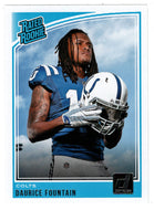 Daurice Fountain RC - Indianapolis Colts - Rated Rookie (NFL Football Card) 2018 Donruss # 333 Mint