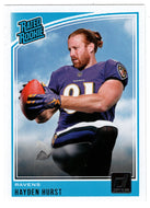 Hayden Hurst RC - Baltimore Ravens - Rated Rookie (NFL Football Card) 2018 Donruss # 339 Mint
