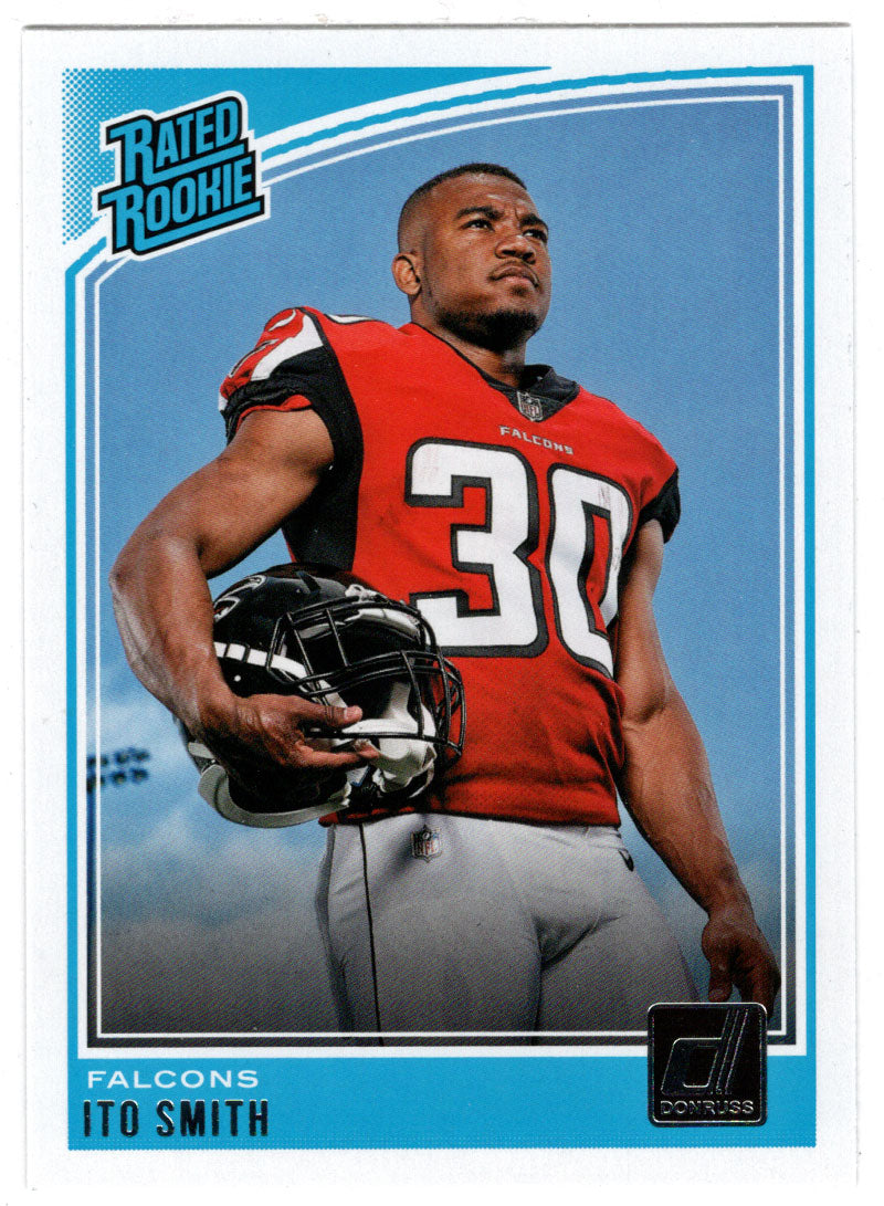 Ito Smith RC - Atlanta Falcons - Rated Rookie (NFL Football Card) 2018 Donruss # 340 Mint