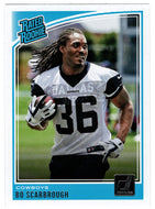 Bo Scarbrough RC - Dallas Cowboys - Rated Rookie (NFL Football Card) 2018 Donruss # 344 Mint