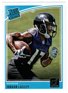 Jordan Lasley RC - Baltimore Ravens - Rated Rookie (NFL Football Card) 2018 Donruss # 349 Mint
