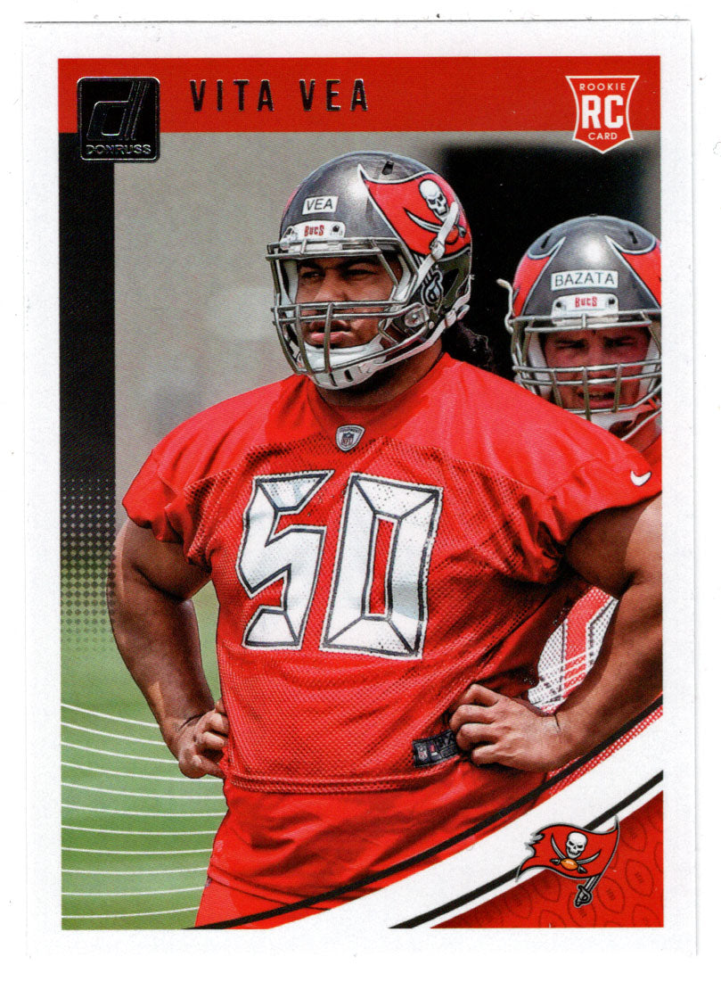 Vita Vea RC - Tampa Bay Buccaneers (NFL Football Card) 2018 Donruss # 354 Mint