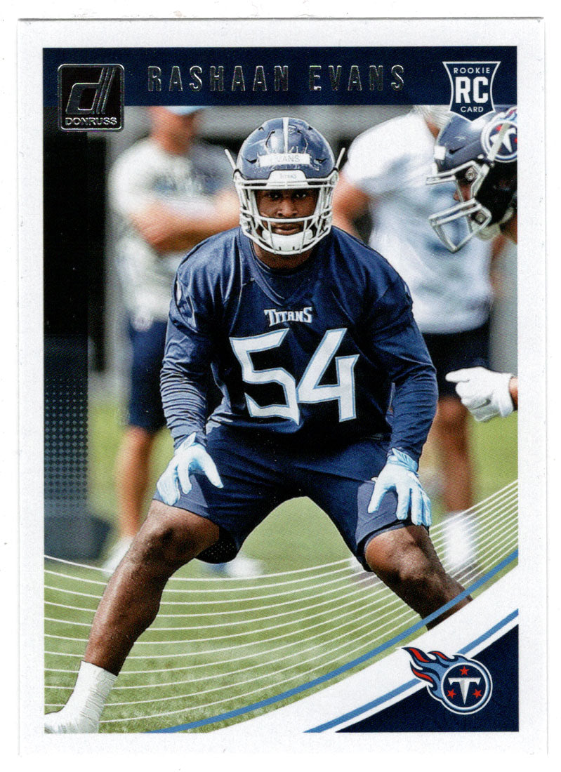 Rashaan Evans RC - Tennessee Titans (NFL Football Card) 2018 Donruss # 361 Mint