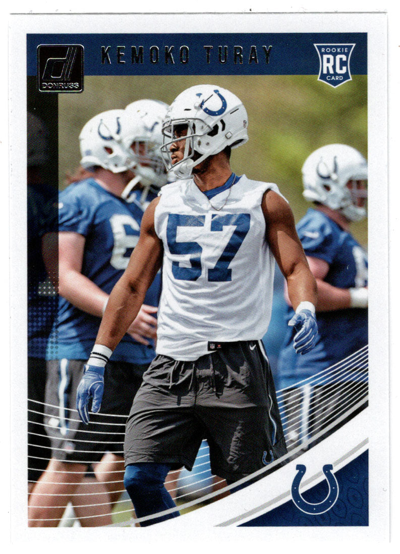 Kemoko Turay RC - Indianapolis Colts (NFL Football Card) 2018 Donruss # 370 Mint
