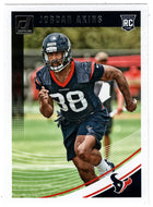 Jordan Akins RC - Houston Texans (NFL Football Card) 2018 Donruss # 388 Mint