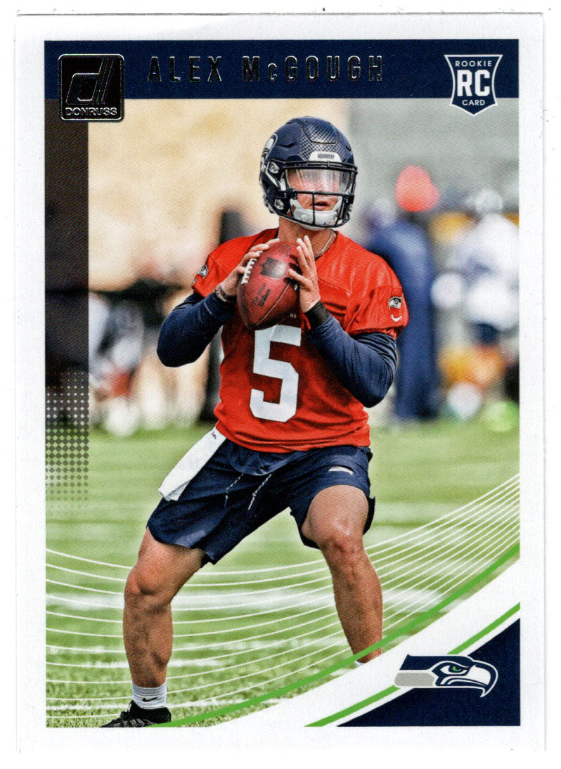 Alex McGough RC - Seattle Seahawks (NFL Football Card) 2018 Donruss # 390 Mint