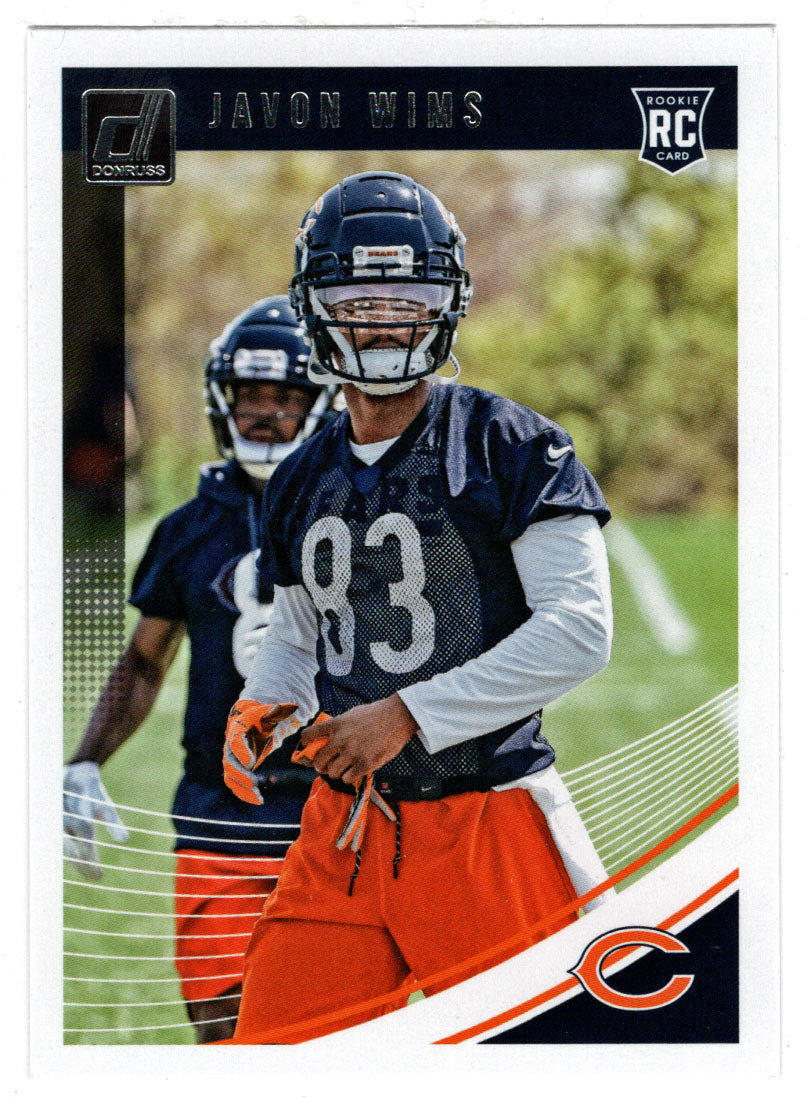 Javon Wims RC - Chicago Bears (NFL Football Card) 2018 Donruss # 391 Mint