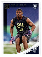 Micah Kiser RC - Los Angeles Rams (NFL Football Card) 2018 Donruss # 394 Mint