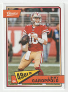Jimmy Garoppolo - San Francisco 49ers (NFL Football Card) 2018 Panini Classics # 83 Mint