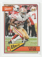 Carlos Hyde - San Francisco 49ers (NFL Football Card) 2018 Panini Classics # 84 Mint