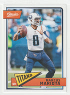 Marcus Mariota - Tennessee Titans (NFL Football Card) 2018 Panini Classics # 95 Mint
