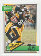 Hines Ward - Pittsburgh Steelers (NFL Football Card) 2018 Panini Classics # 174 Mint
