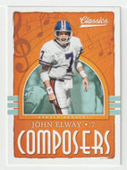 John Elway - Denver Broncos - Composers (NFL Football Card) 2018 Panini Classics # 14 Mint