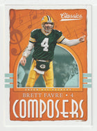 Brett Favre - Green Bay Packers - Composers (NFL Football Card) 2018 Panini Classics # 23 Mint