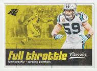 Luke Kuechly - Carolina Panthers - Full Throttle (NFL Football Card) 2018 Panini Classics # 9 Mint