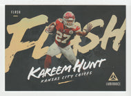 Kareem Hunt - Kansas City Chiefs - Flash (NFL Football Card) 2018 Panini Luminance # 6 Mint