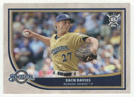 Zach Davies - Milwaukee Brewers (MLB Baseball Card) 2018 Topps Big League # 6 Mint
