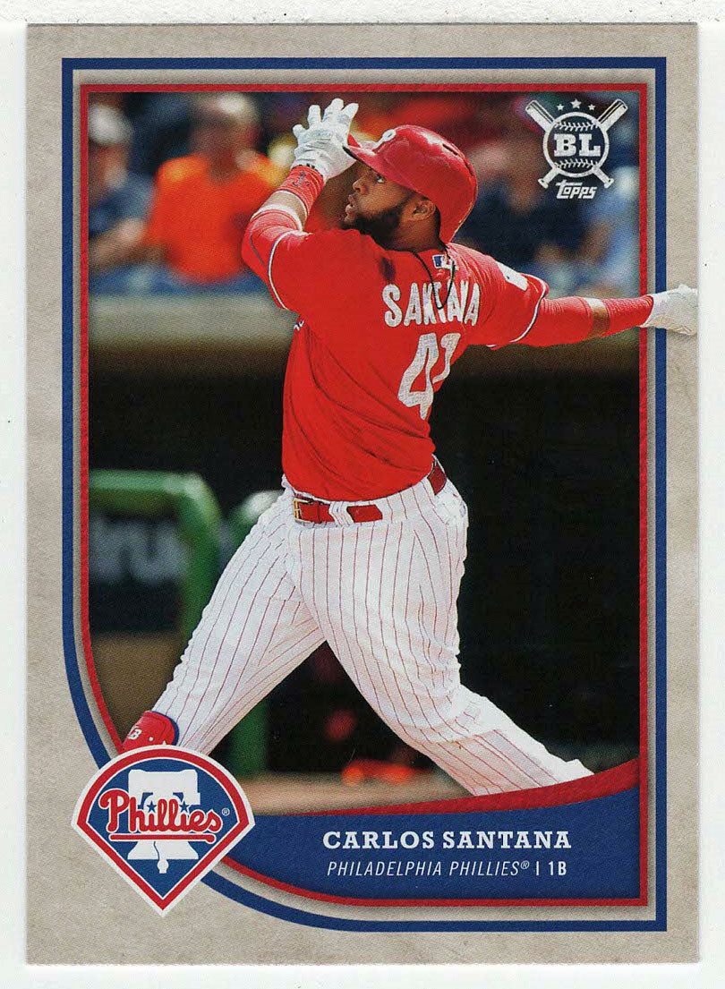 Carlos Santana - Philadelphia Phillies (MLB Baseball Card) 2018 Topps Big League # 183 Mint