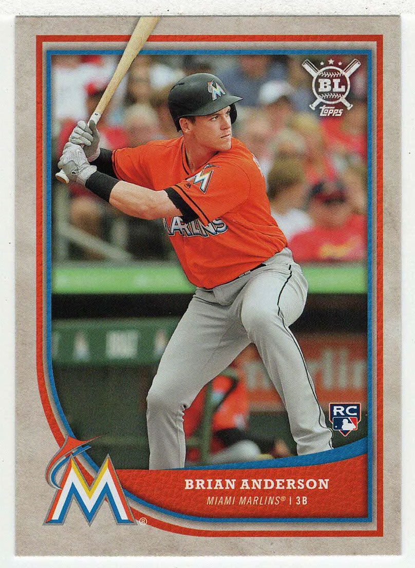 Brian Anderson RC - Miami Marlins (MLB Baseball Card) 2018 Topps Big League # 291 Mint