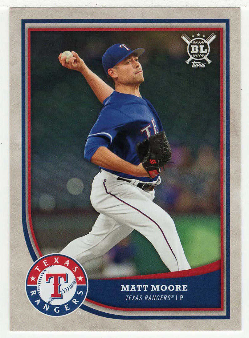 Matt Moore - Texas Rangers (MLB Baseball Card) 2018 Topps Big League # 294 Mint