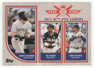 Ender Inciarte - Dee Gordon - Charlie Blackmon - Stat Kings (MLB Baseball Card) 2018 Topps Big League # 305 Mint