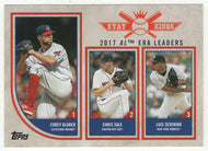 Luis Severino - Chris Sale - Corey Kluber - Stat Kings (MLB Baseball Card) 2018 Topps Big League # 320 Mint
