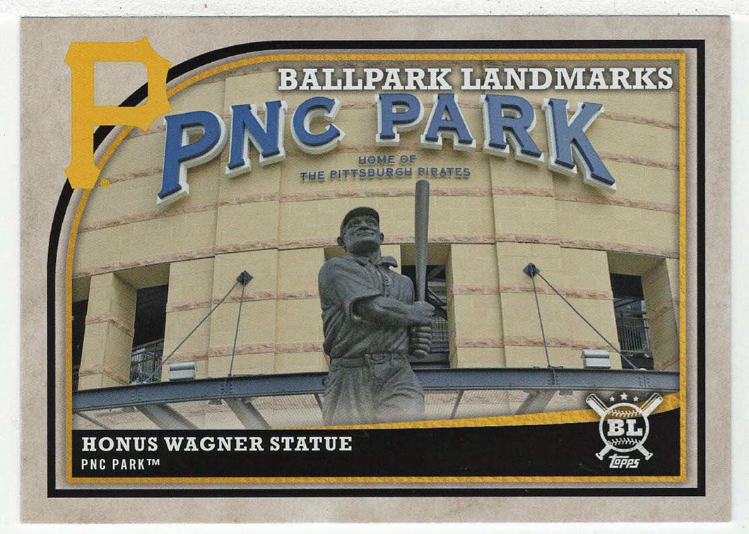 Ballpark Landmarks - Pittsburgh Pirates Honus Wagner Statue (MLB Baseball Card) 2018 Topps Big League # 361 Mint