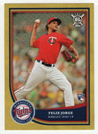 Felix Jorge - Minnesota Twins - Gold (MLB Baseball Card) 2018 Topps Big League # 102 Mint