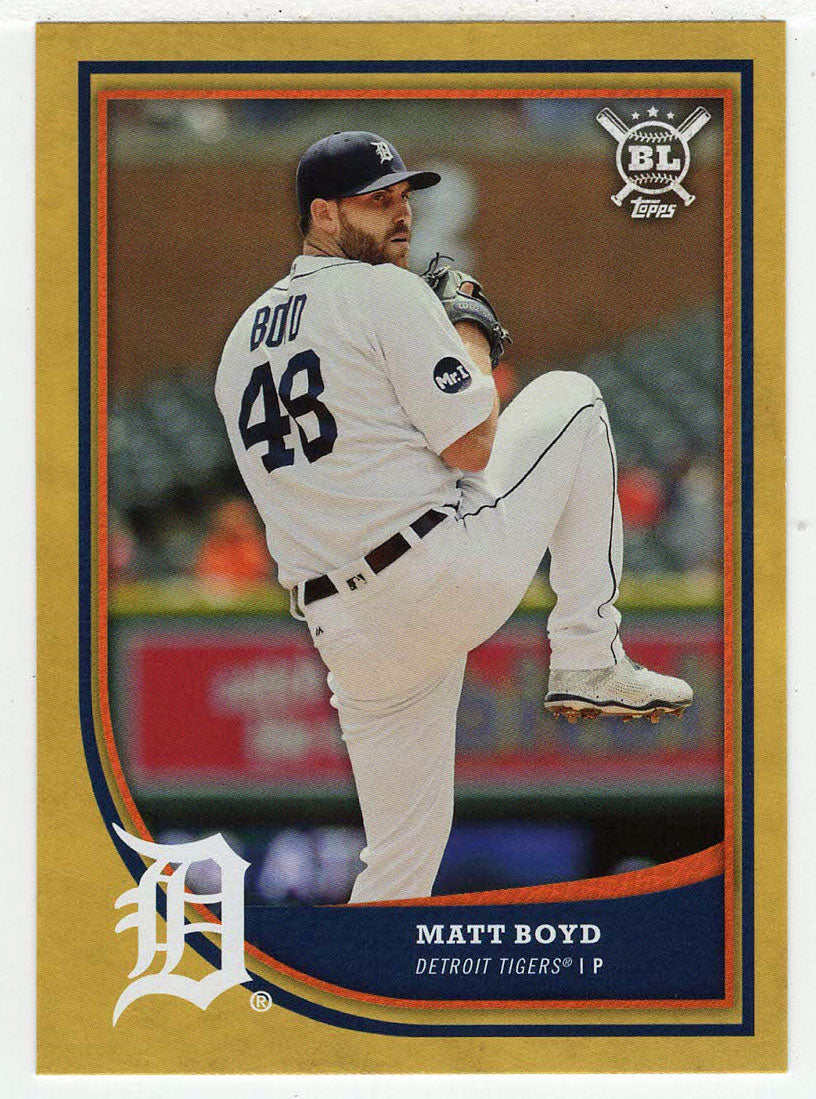 Matt Boyd - Detroit Tigers - Gold (MLB Baseball Card) 2018 Topps Big League # 233 Mint