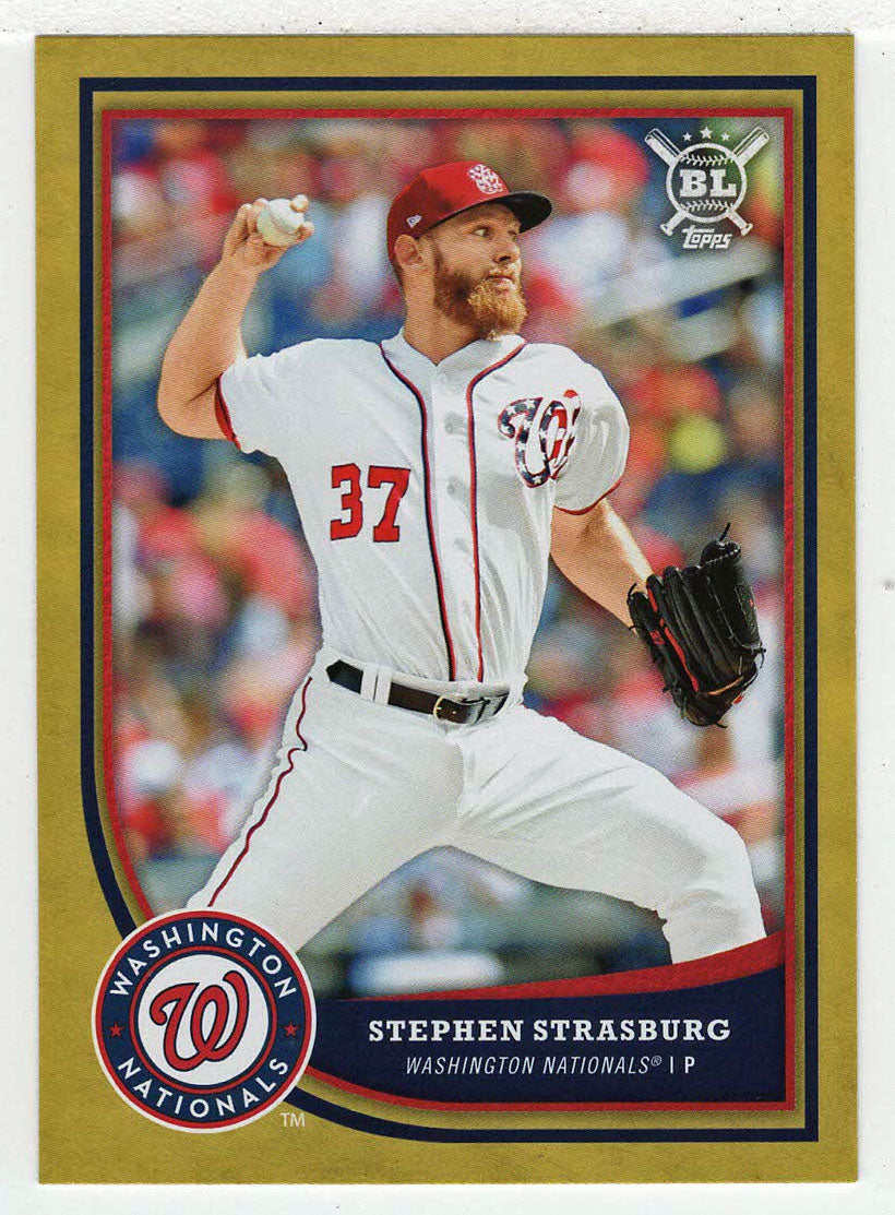 Stephen Strasburg - Washington Nationals - Gold (MLB Baseball Card) 2018 Topps Big League # 251 Mint