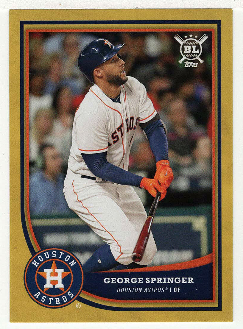 George Springer - Houston Astros - Gold (MLB Baseball Card) 2018 Topps Big League # 252 Mint