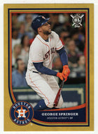 George Springer - Houston Astros - Gold (MLB Baseball Card) 2018 Topps Big League # 252 Mint