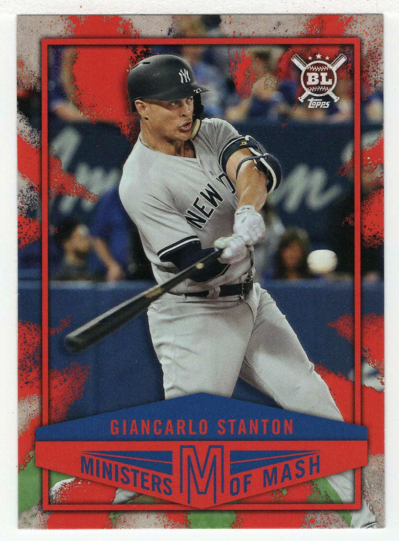 Giancarlo Stanton - New York Yankees - Ministers of Mash (MLB Baseball Card) 2018 Topps Big League # MI-8 Mint