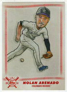 Nolan Arenado - Colorado Rockies - Star Caricature (MLB Baseball Card) 2018 Topps Big League # SCR-NA Mint