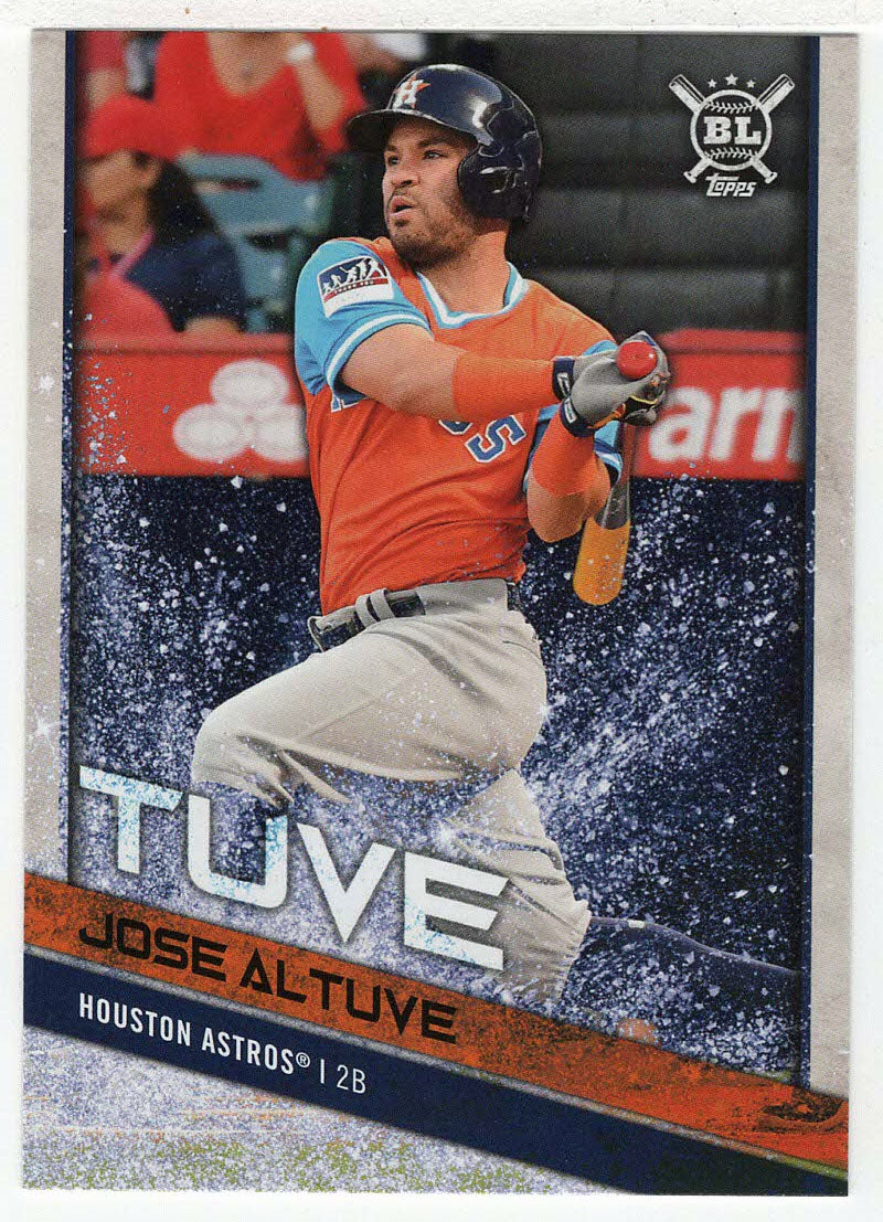 Jose Altuve - Houston Astros - Weekend Photo Variations (MLB Baseball Card) 2018 Topps Big League # 104 Mint
