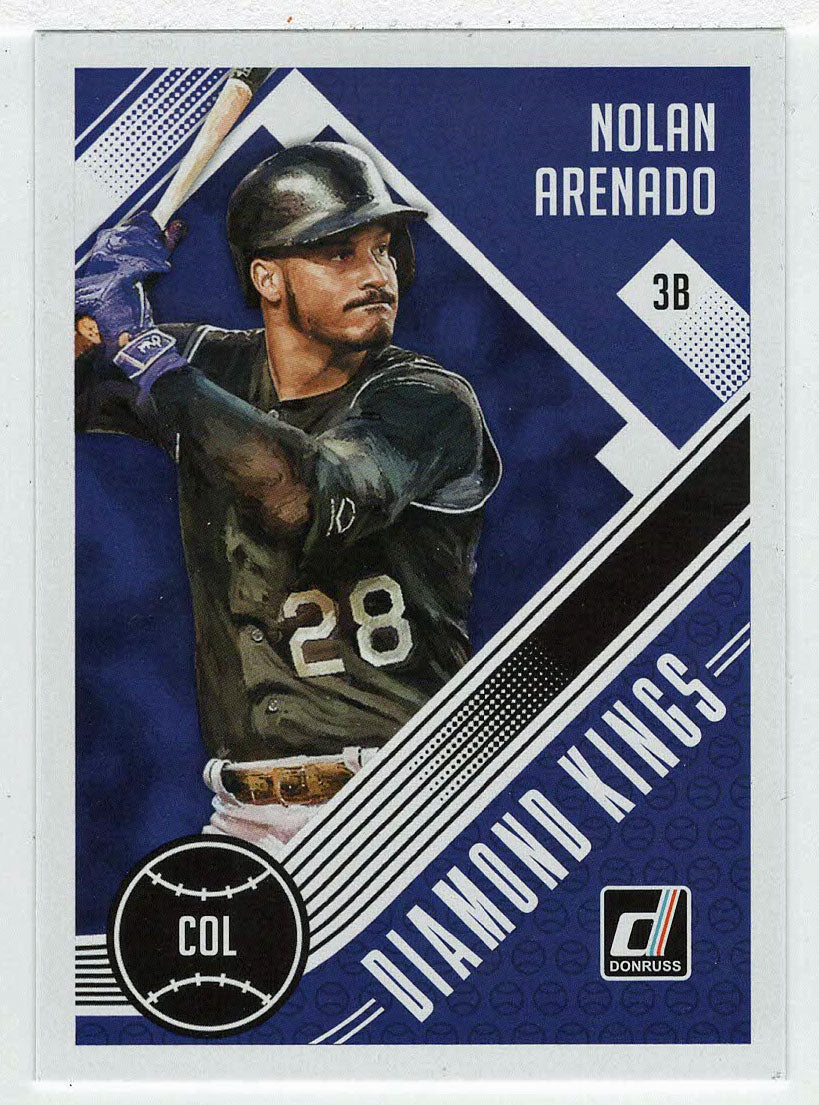 Nolan Arenado - Colorado Rockies - Diamond Kings (MLB Baseball Card) 2018 Donruss # 8 Mint