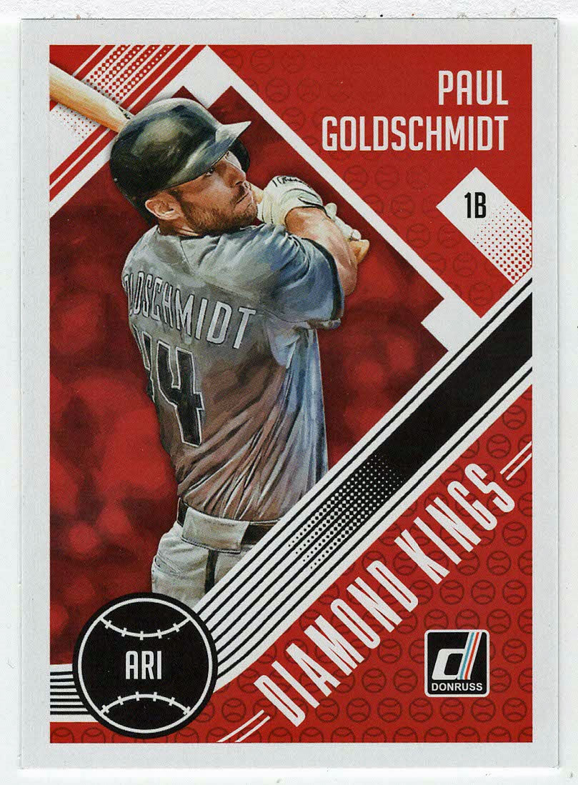 Paul Goldschmidt - Arizona Diamondbacks - Diamond Kings (MLB Baseball Card) 2018 Donruss # 22 Mint