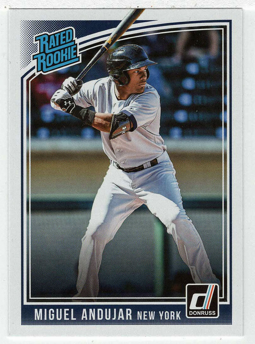 Miguel Andujar RC - New York Yankees - Rated Rookie (MLB Baseball Card) 2018 Donruss # 31 Mint