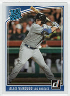 Alex Verdugo RC - Los Angeles Dodgers - Rated Rookie (MLB Baseball Card) 2018 Donruss # 45 Mint